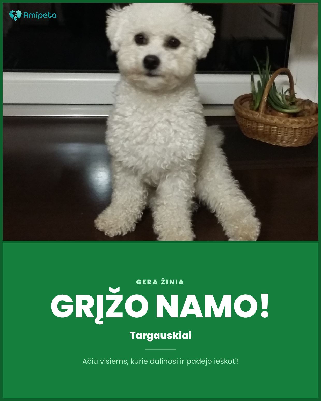 Grįžo namo – Targauskiai